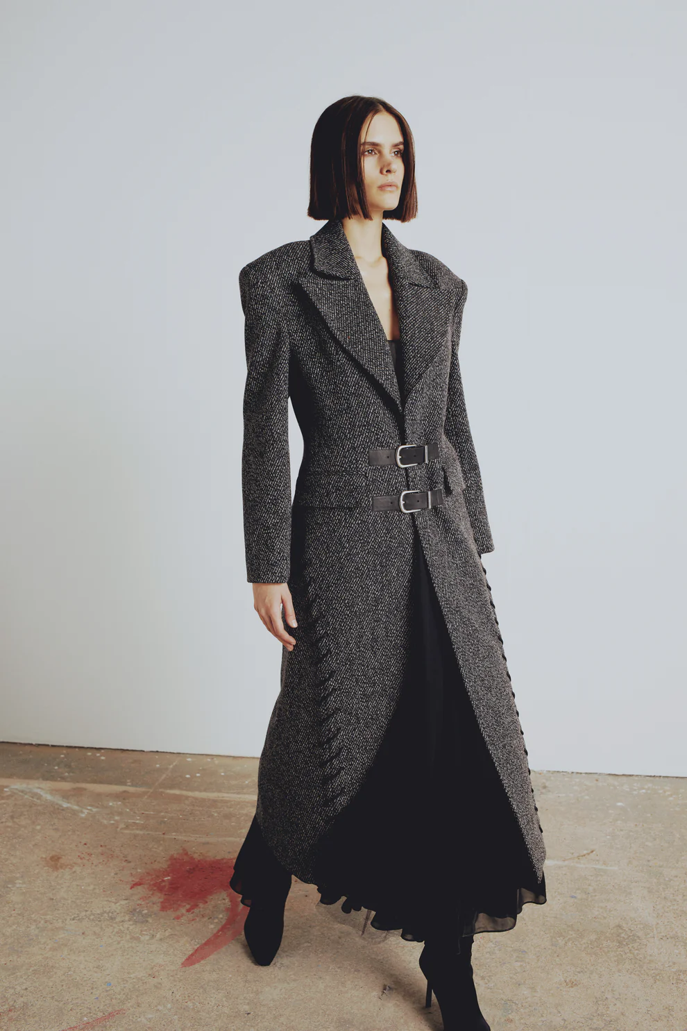 PCFG Cashmere Blend Long Overcoat - Dizi kıyafeti