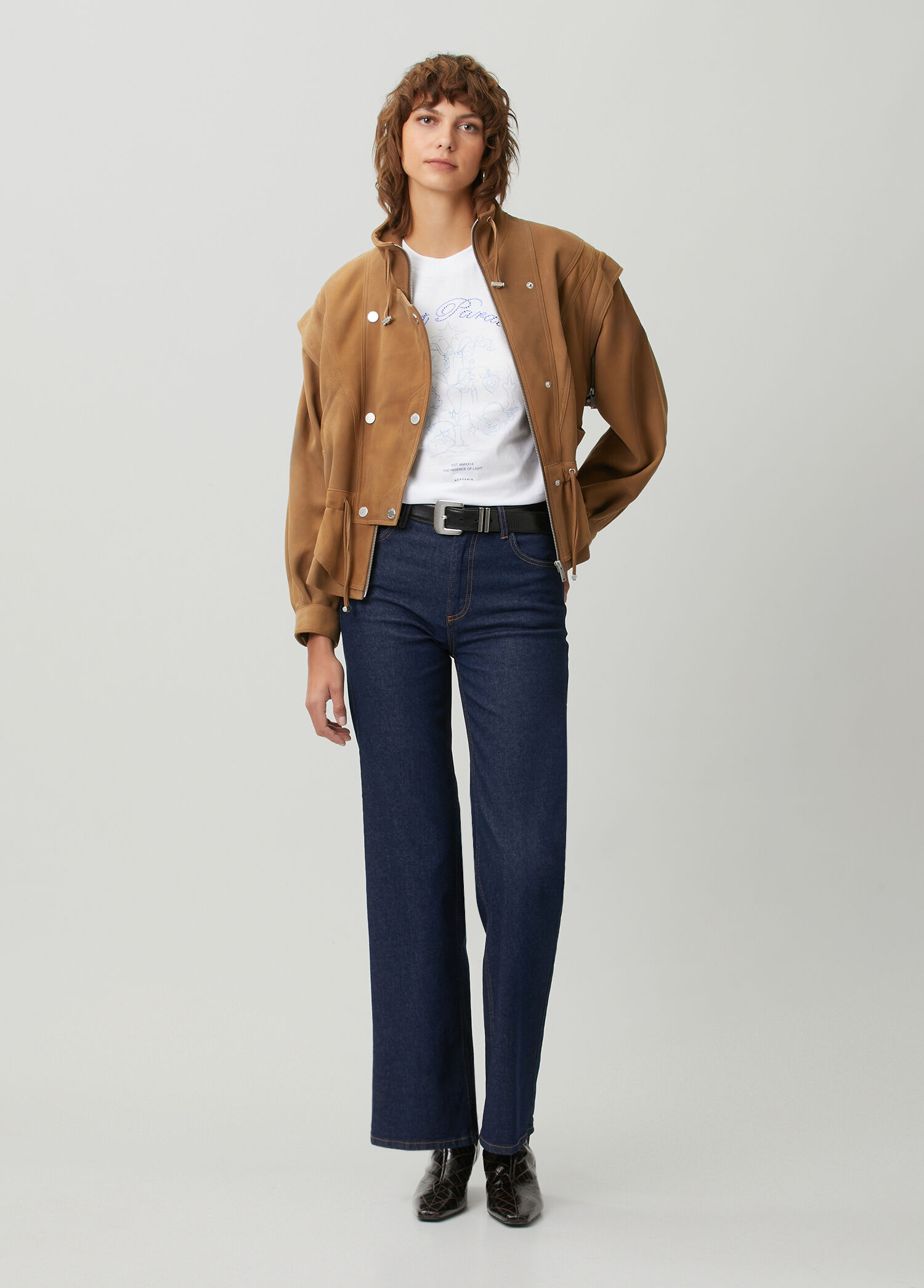 Academia Lacivert Straight Leg Jean Pantolon - Dizi kıyafeti