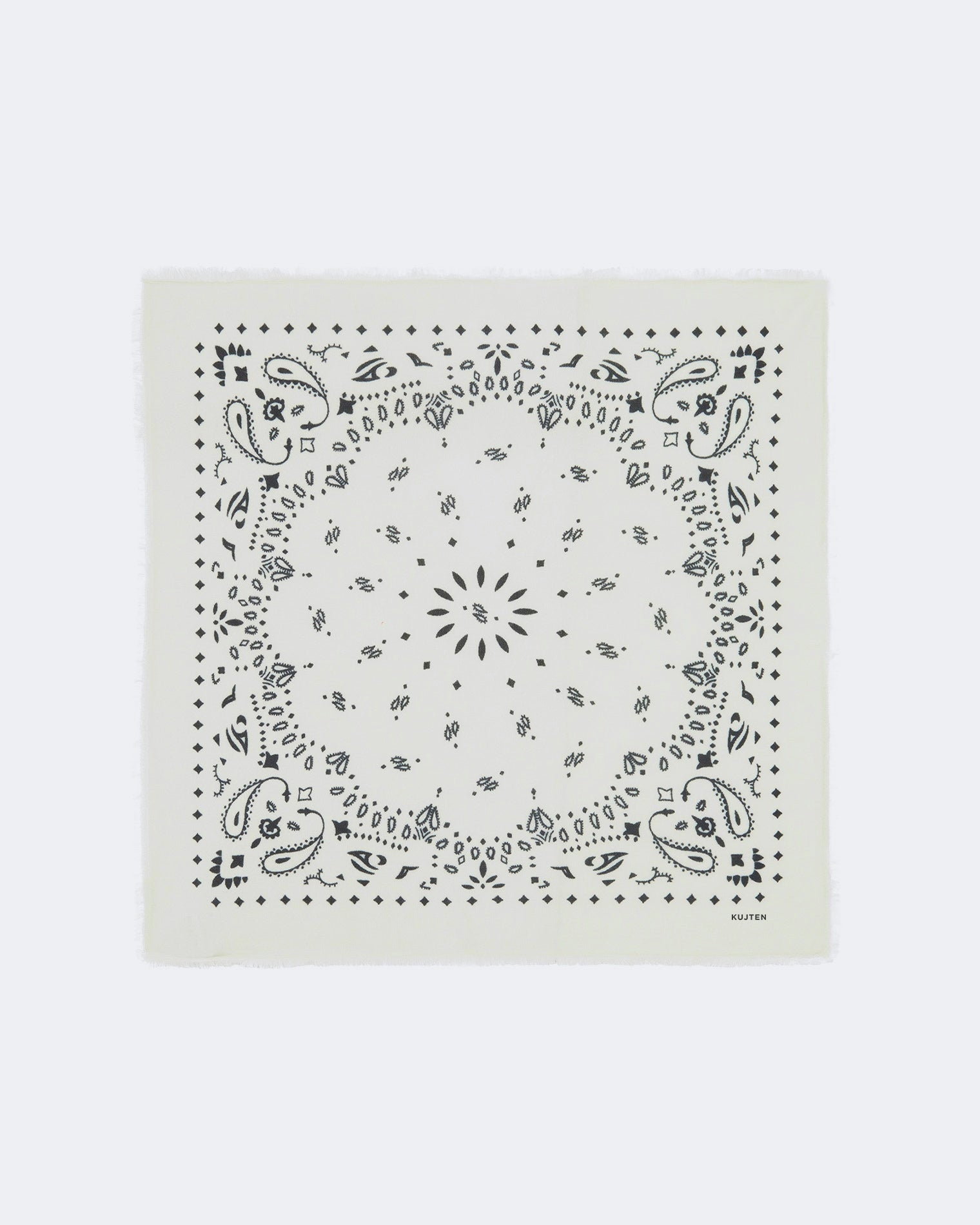 Kujten Large Bandana Hachiko White - Dizi kıyafeti